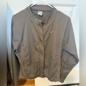 Nike Fit Dry Gray Lightweight Jacket, Sz M
